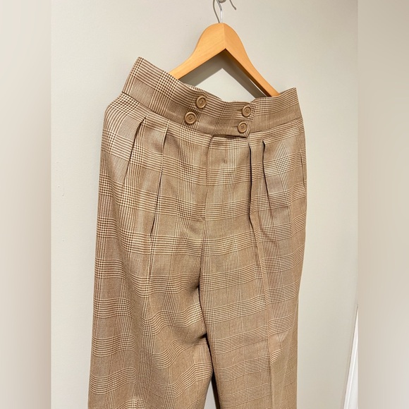 Givenchy Vintage Wide Leg High Waisted Trouser Pants - Picture 3 of 5